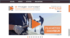 Desktop Screenshot of e-mageconcept.fr