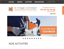 Tablet Screenshot of e-mageconcept.fr